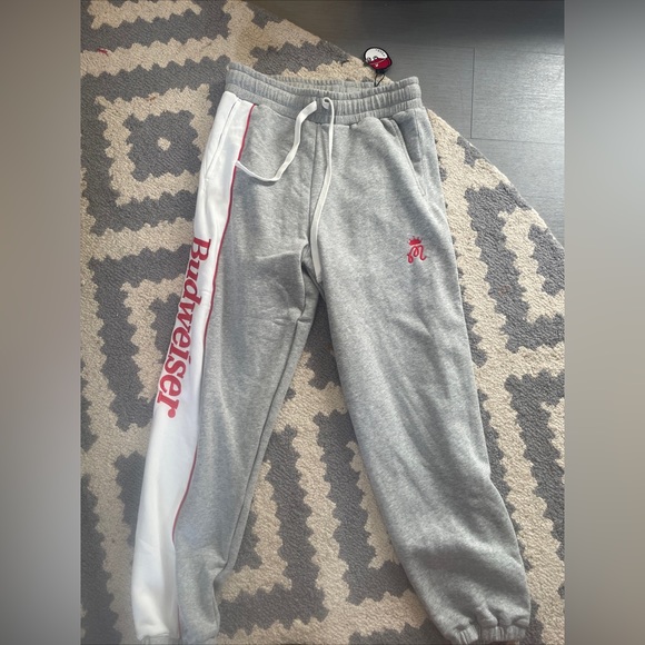 Malbon x Budweiser sweat pants NEW! Golf/ - Picture 3 of 6